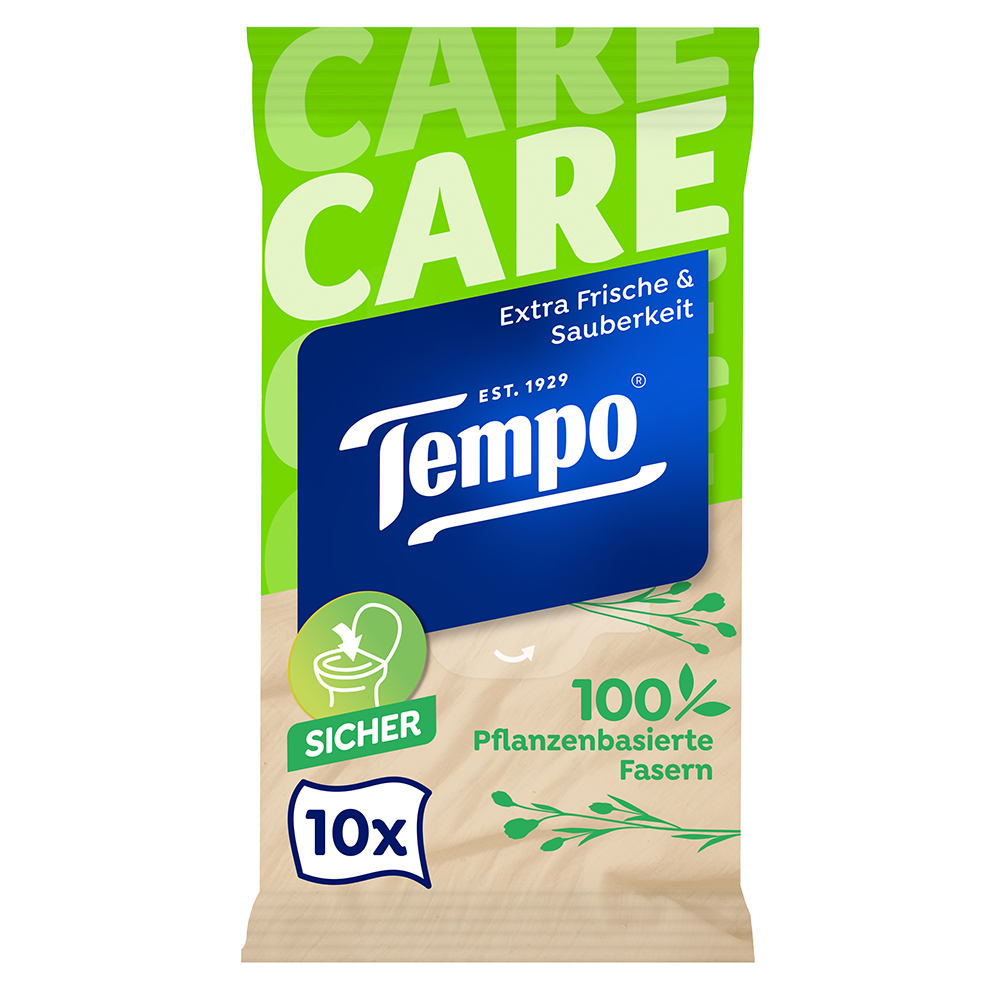 Bild: Tempo Feuchtes Toilettenpapier Travelpack sanft & pflegend 