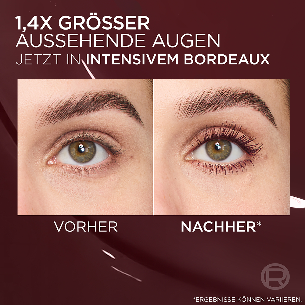 Bild: L'ORÉAL PARIS Volume Million Lashes Panorama Chromatic Mascara Bordeaux