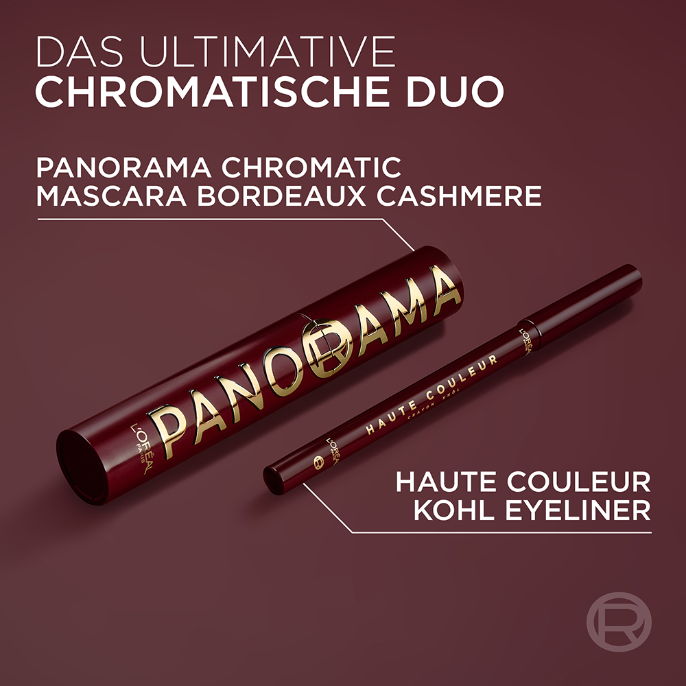 Bild: L'ORÉAL PARIS Volume Million Lashes Panorama Chromatic Mascara Bordeaux
