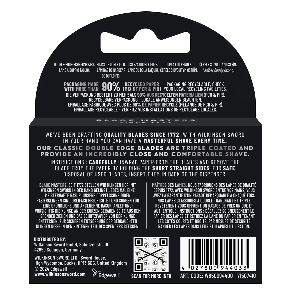 Bild: Wilkinson Rasierklingen Double Edge 