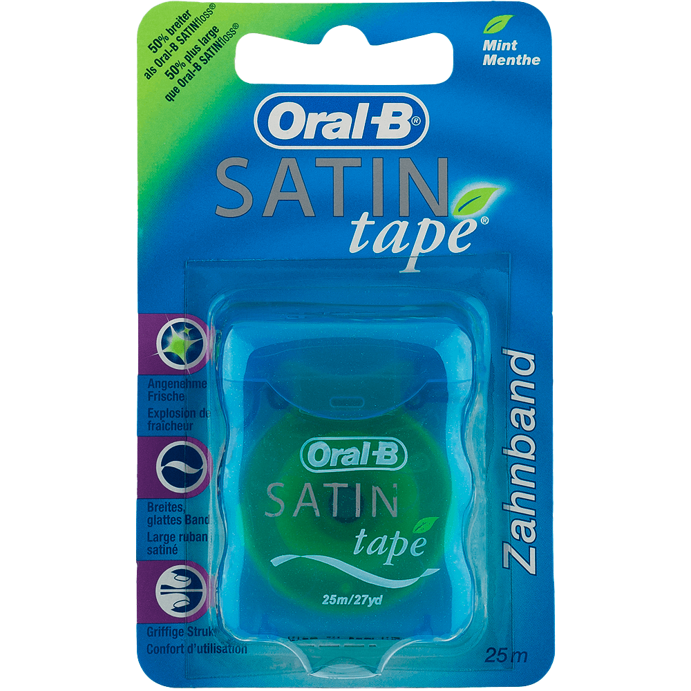 Bild: Oral-B Satin Tape Zahnseide Minze