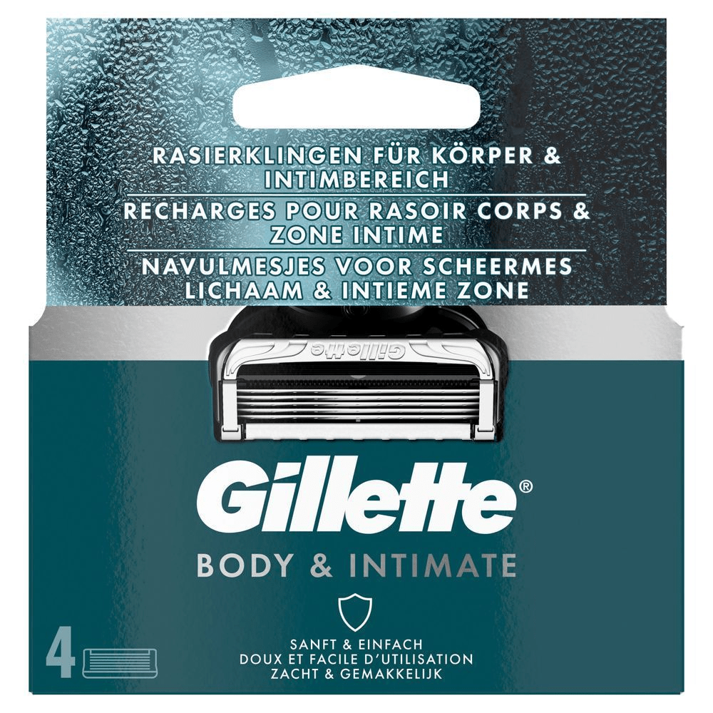 Bild: Gillette Body & Intimate Rasierer-Klingen 