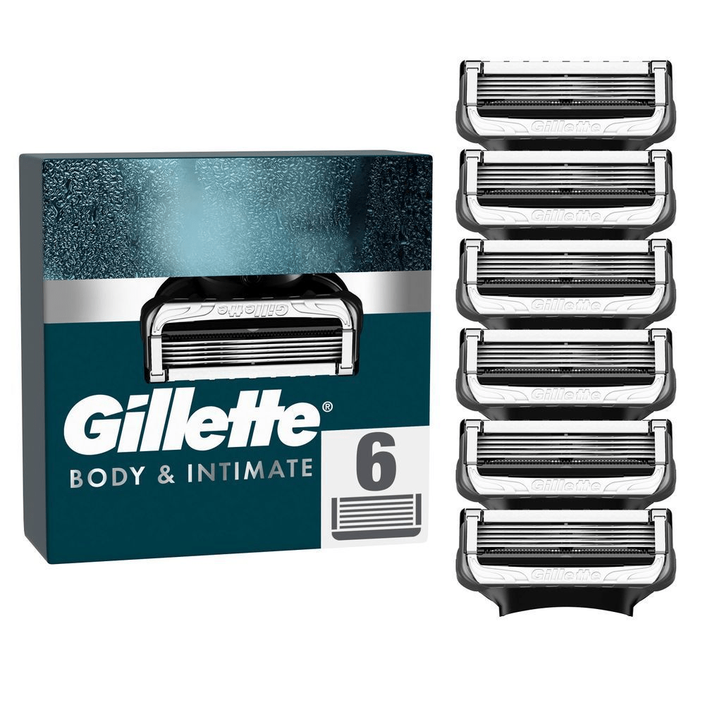 Bild: Gillette Body &  Intimate Rasierer-Klingen 
