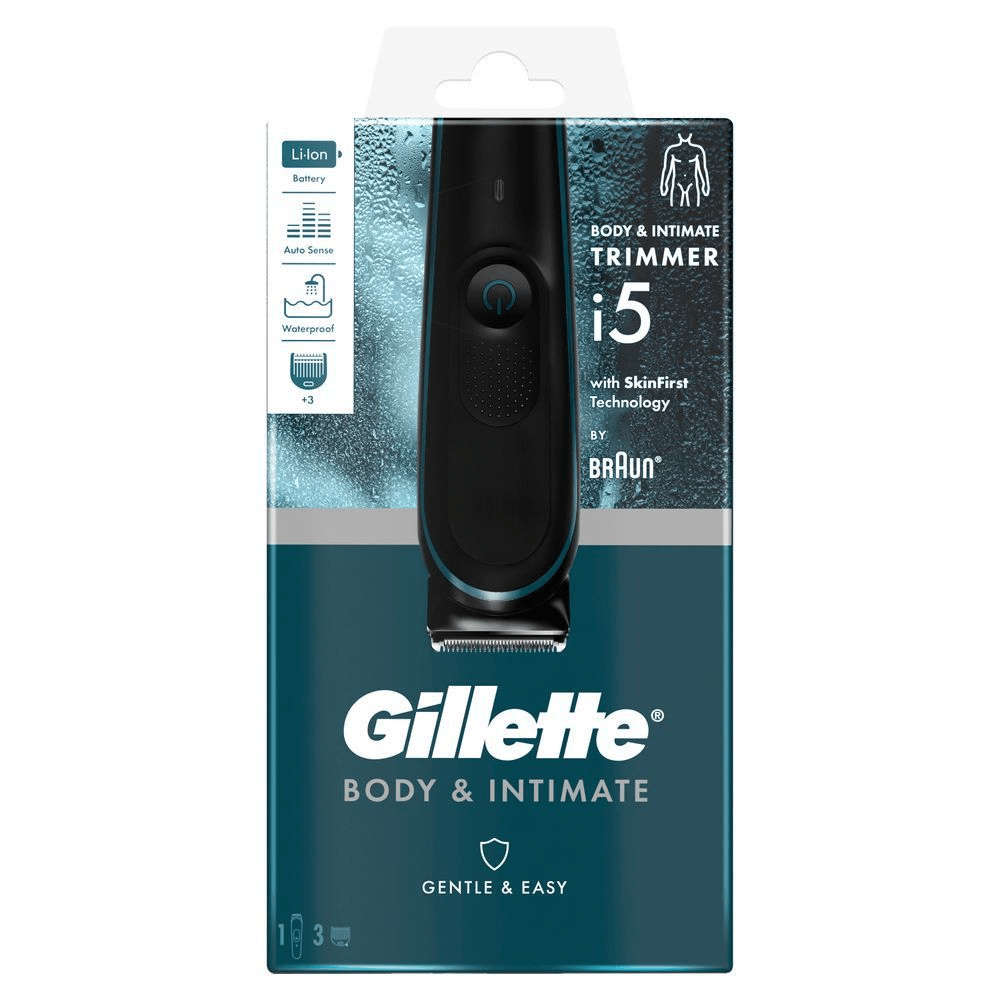 Bild: Gillette Body & Intimate Trimmer i5 für den Körper & Intimbereich für Männer 