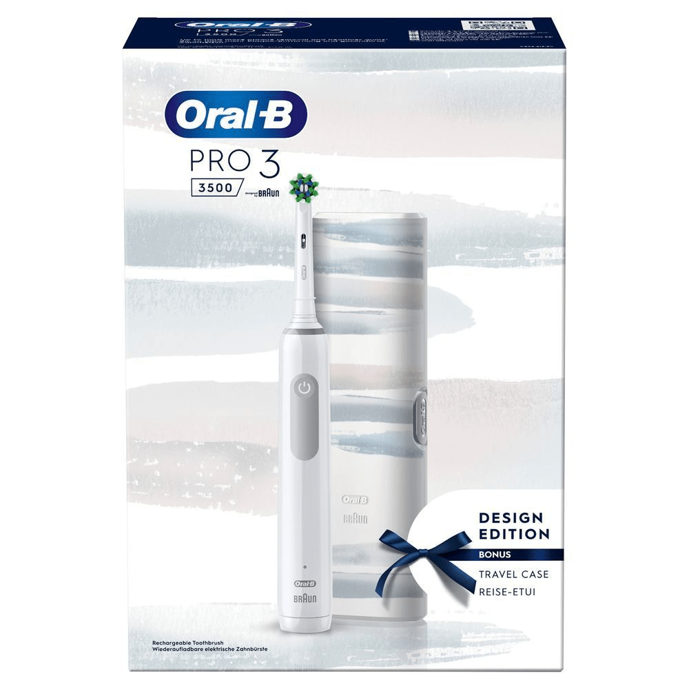 Bild: Oral-B PRO 3 3500 Elektrische Zahnbürste, Weiß 