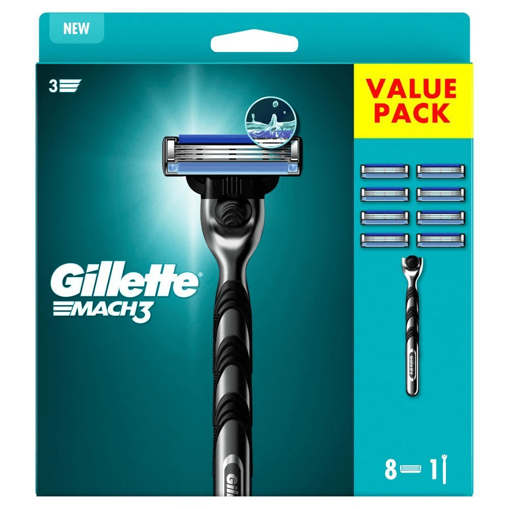 Bild: Gillette Mach3 Rasierer für Männer 