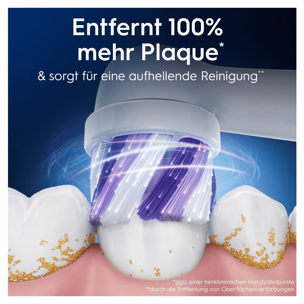 Bild: Oral-B iO Strahlendes Weiss, Original Aufsteckbürsten, Weiß 
