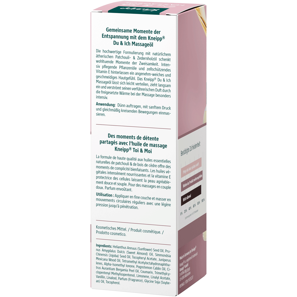 Bild: Kneipp Massageöl Du & Ich 