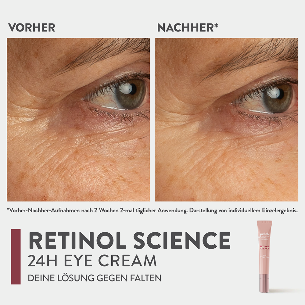 Bild: Judith Williams Augencreme Retinol Sience Hautverfeinerung 