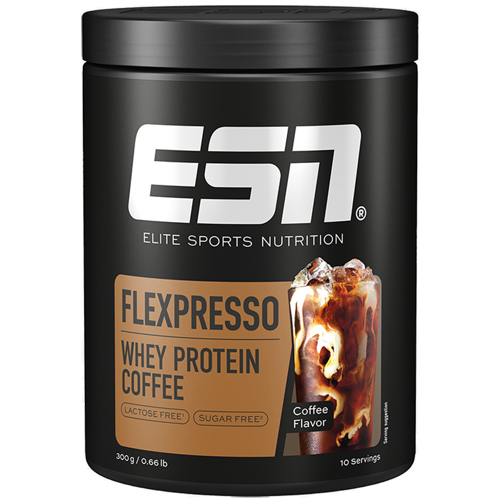 Bild: ESN Flexpresso Whey Protein Coffee Coffee Flavor 