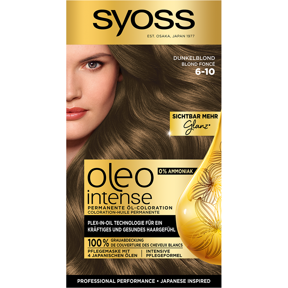 Bild: syoss Oleo Intense Permanente Öl-Coloration Dunkelblond