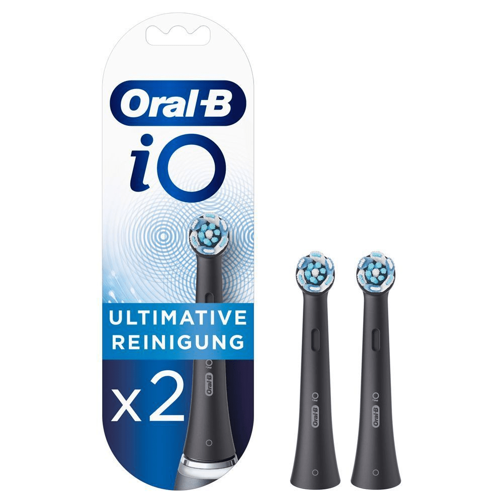 Bild: Oral-B iO Black Ultimative Reinigung Aufsteckbürsten, Schwarz 