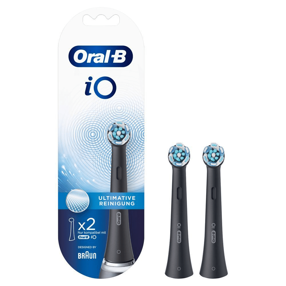 Bild: Oral-B iO Black Ultimative Reinigung Aufsteckbürsten, Schwarz 
