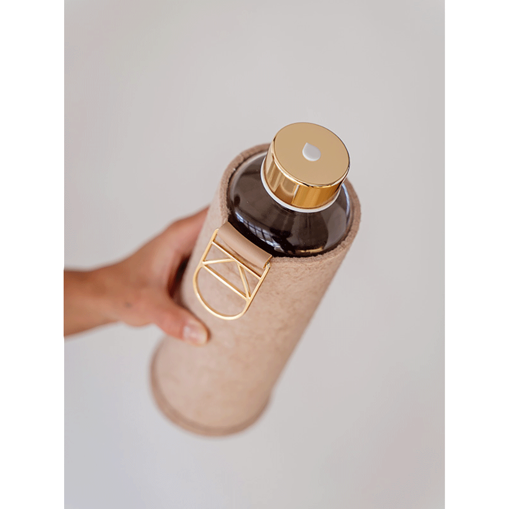 Bild: equa Glasflasche Cookie mit Filzüberzug 750 ml 