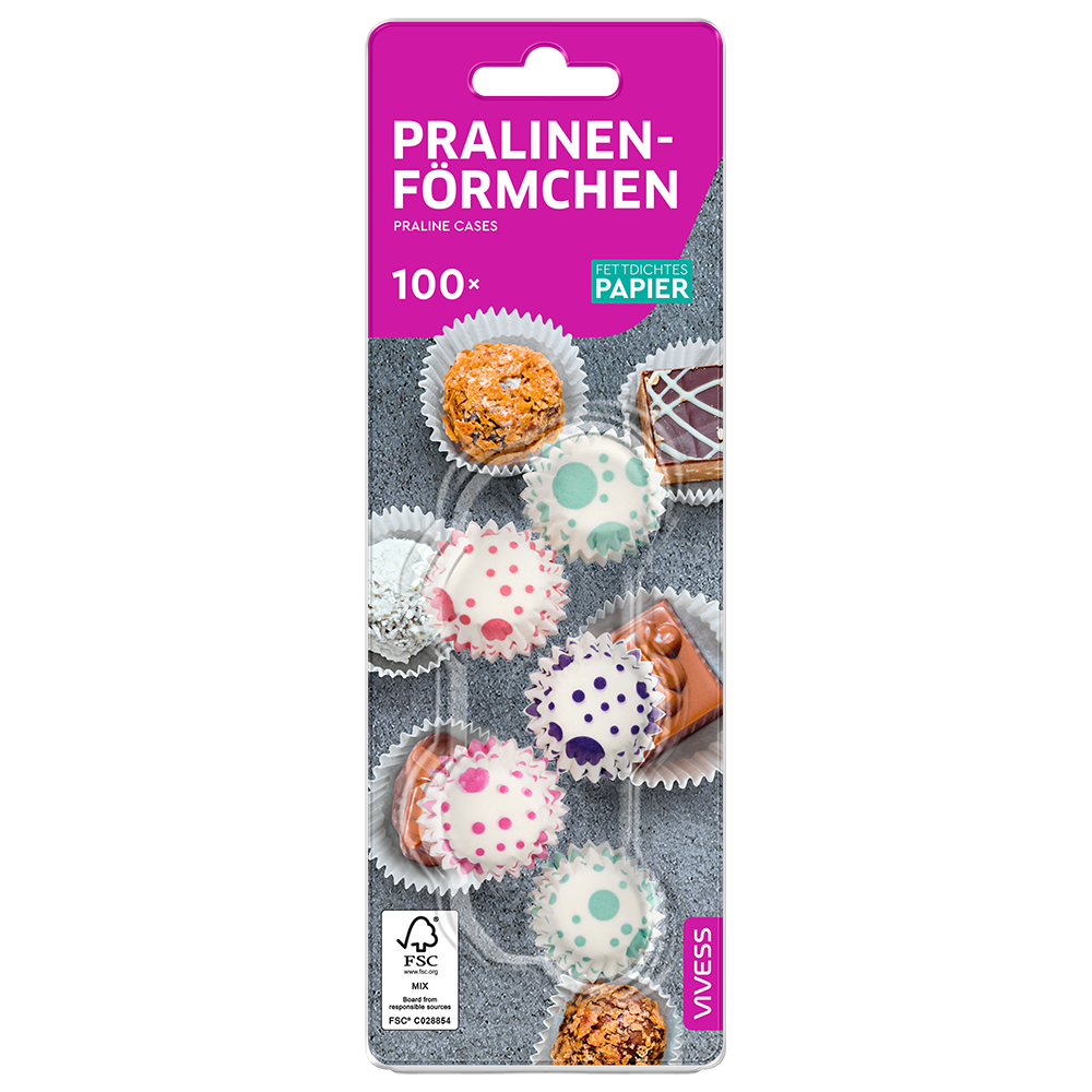 Bild: Vivess Pralinenförmchen 100x 