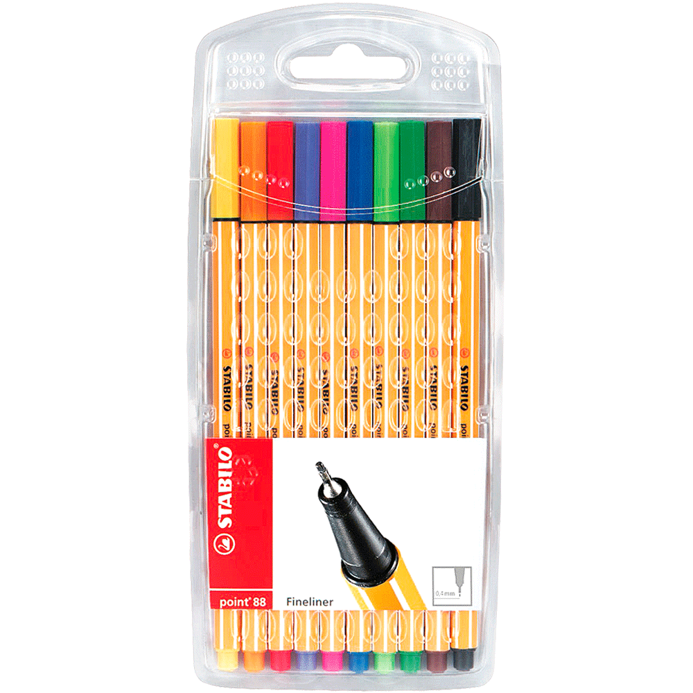 Bild: STABILO Fineliner Point 88, 10 Stück 