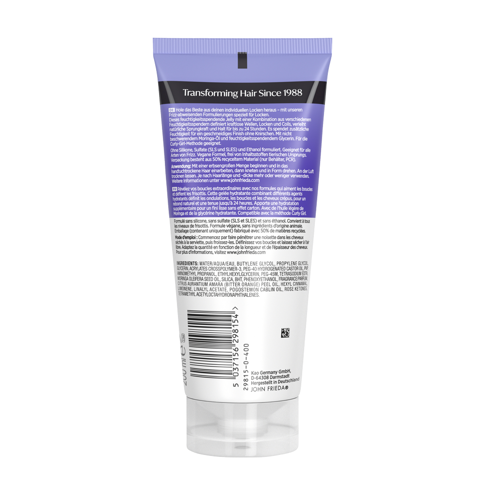 Bild: JOHN FRIEDA FRIZZ EASE Frizz Ease Traumlocken Feuchtigkeitsspendendes Jelly 