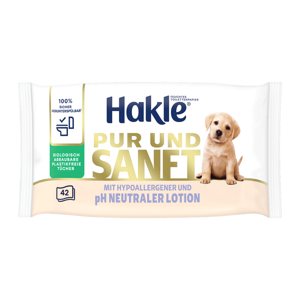 Bild: Hakle Feuchtes Toilettenpapier Pur und Sanft 