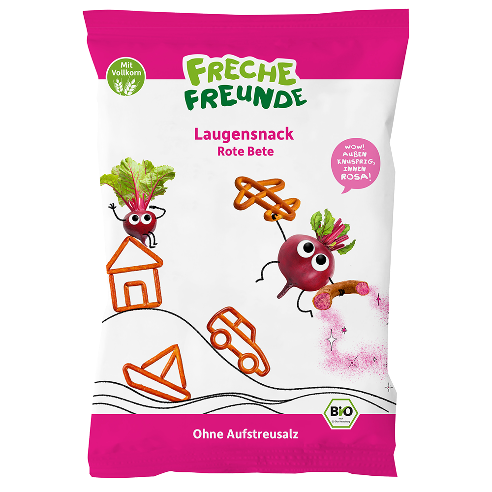Bild: Freche Freunde Laugensnack Rote Bete 