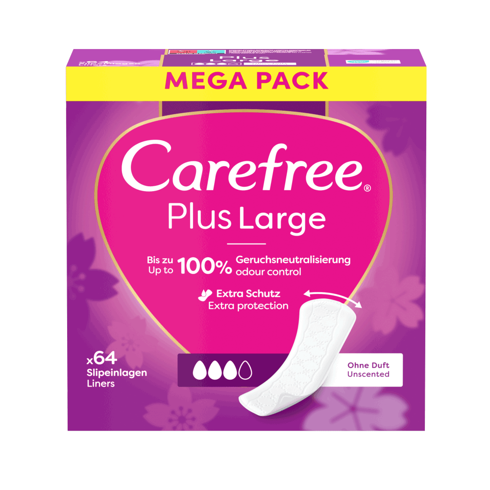 Bild: Carefree Plus Slipeinlagen Plus Large 