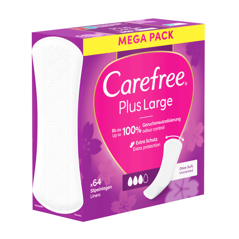 Bild: Carefree Plus Slipeinlagen Plus Large 
