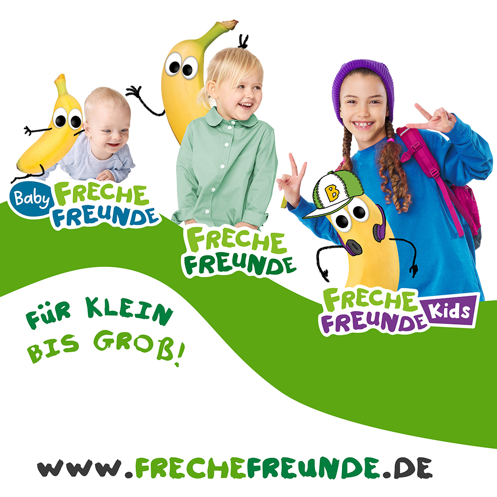 Bild: Freche Freunde Rosaroter Keks Apfel und Beeren 