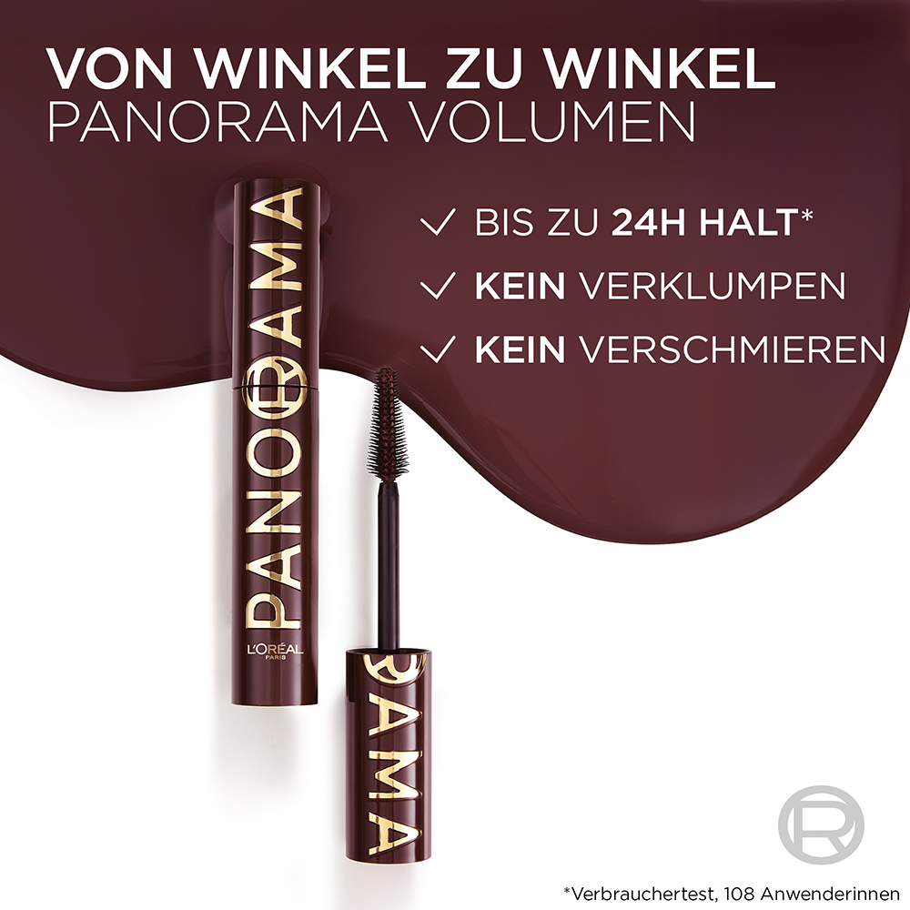Bild: L'ORÉAL PARIS Volume Million Lashes Panorama Chromatic Mascara Bordeaux