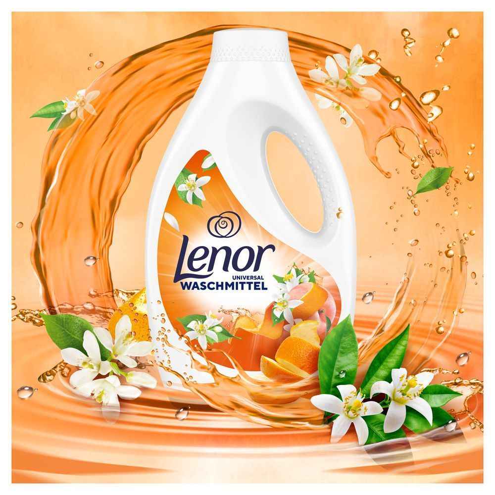 Bild: Lenor Flüssigwaschmittel Orangenblüte & Pfirsich 