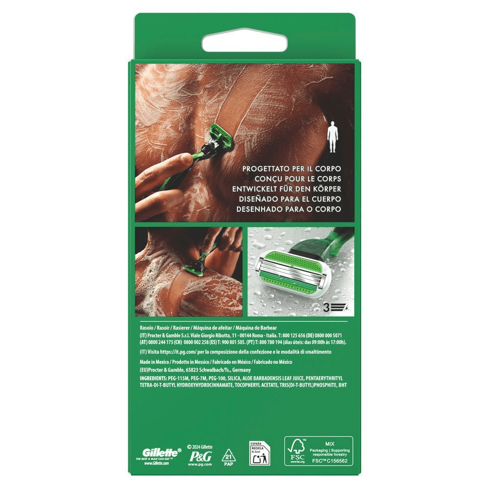 Bild: Gillette Body Rasierer für Männer 