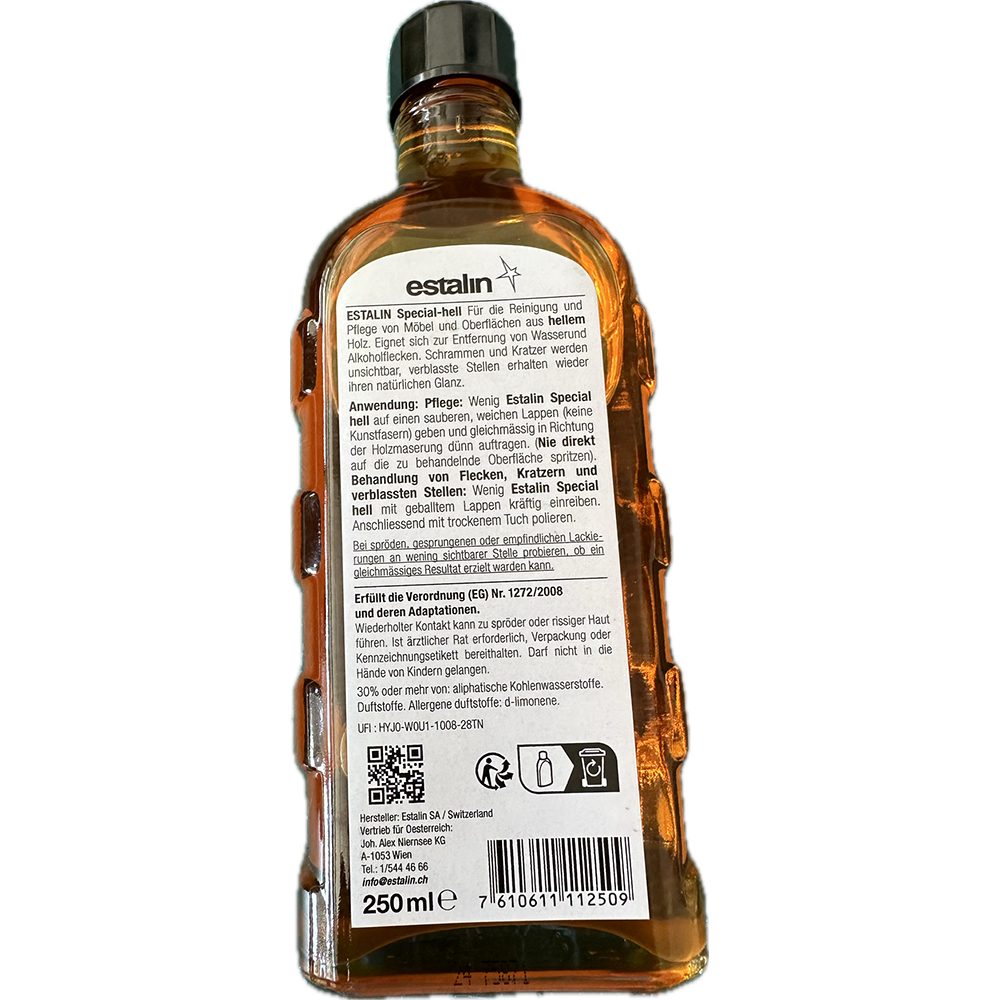 Bild: estalin Universal Möbelpflegemittel Special Hell Clair 