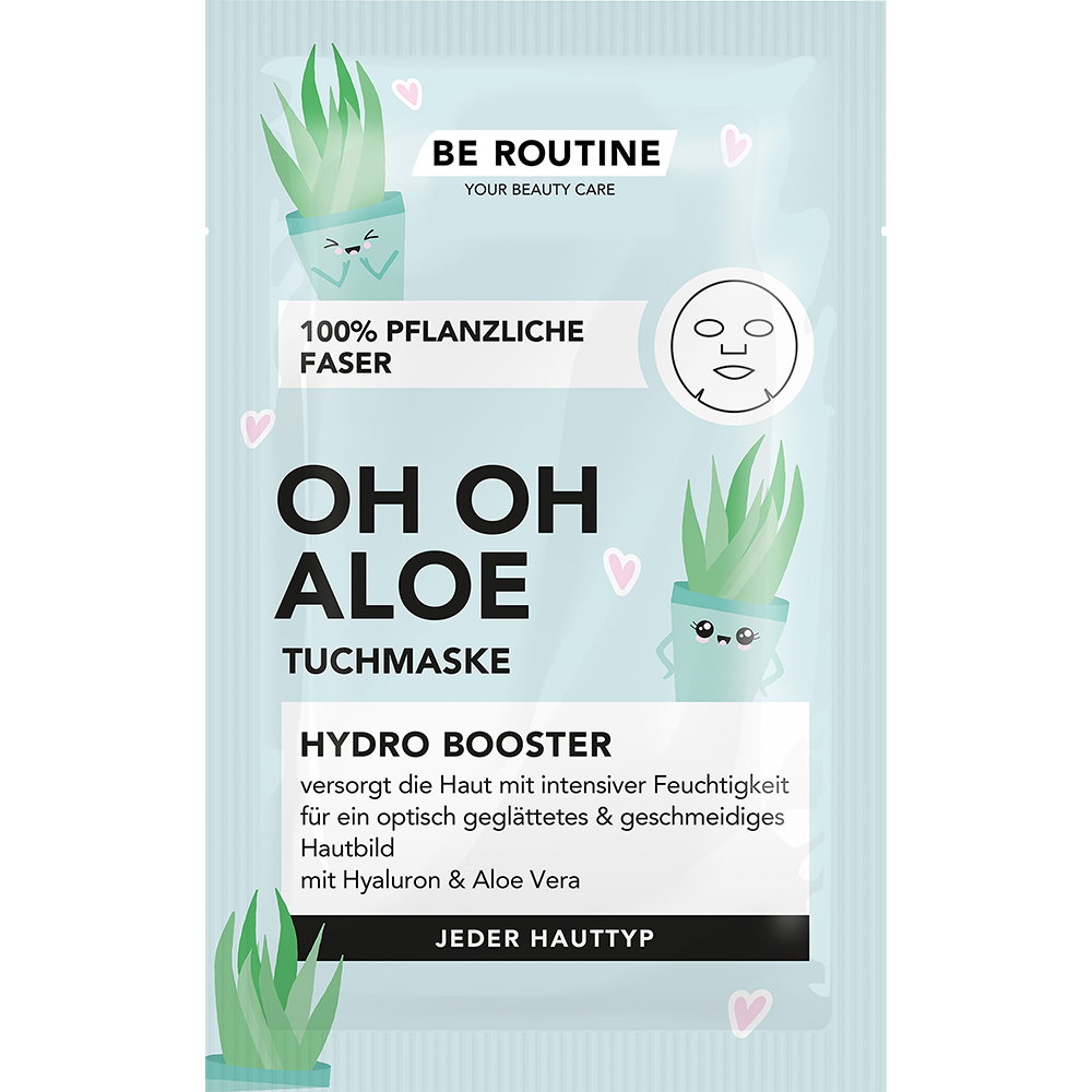Bild: b.e. ROUTINE Tuchmaske Oh Oh Aloe 