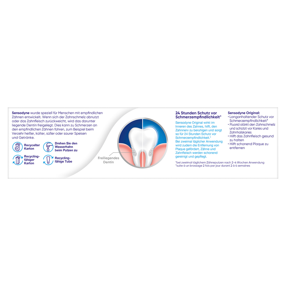 Bild: SENSODYNE Zahnpasta Multi Care Original 
