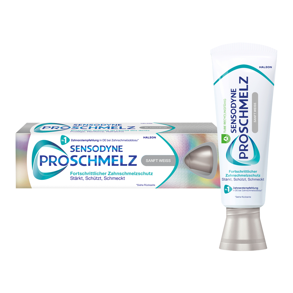 Bild: SENSODYNE Proschmerz Zahnpasta Sanft Weiß 