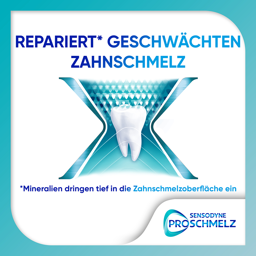 Bild: SENSODYNE Proschmelz Zahnpasta Zahnschmelz Repair Whitening Cool Mint 