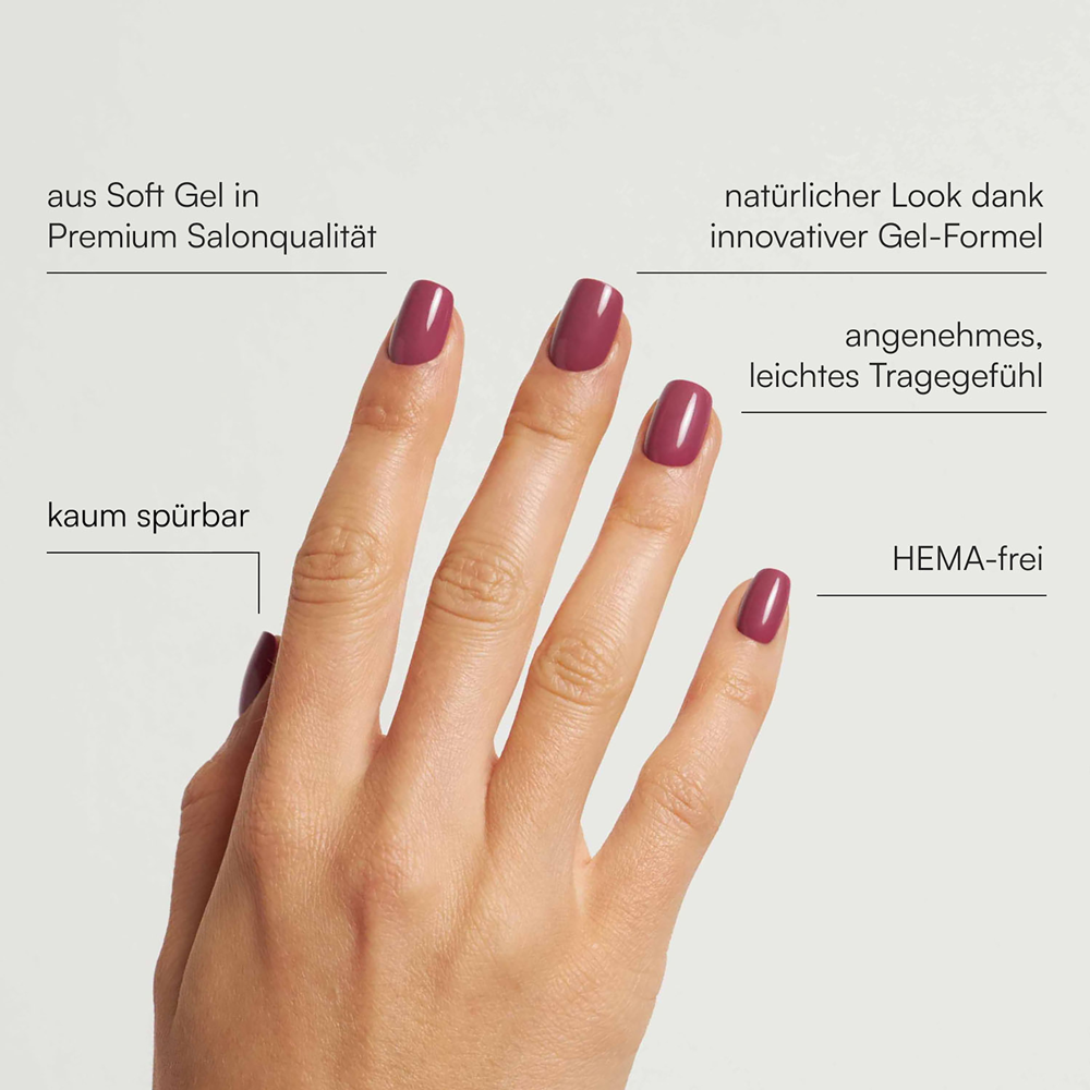 Bild: DOONAILS Soft Press Ons Short Square Bubblegum