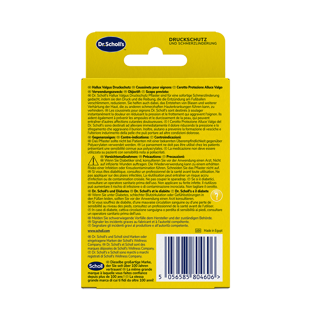 Bild: Scholl Hallux Valgus Druckschutz 