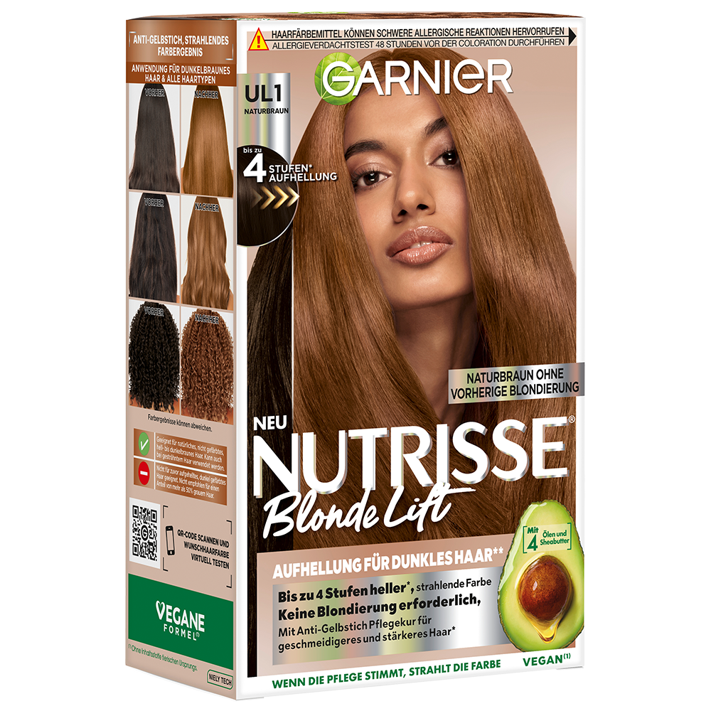 Bild: GARNIER Nutrisse Blonde Lift Naturbraun