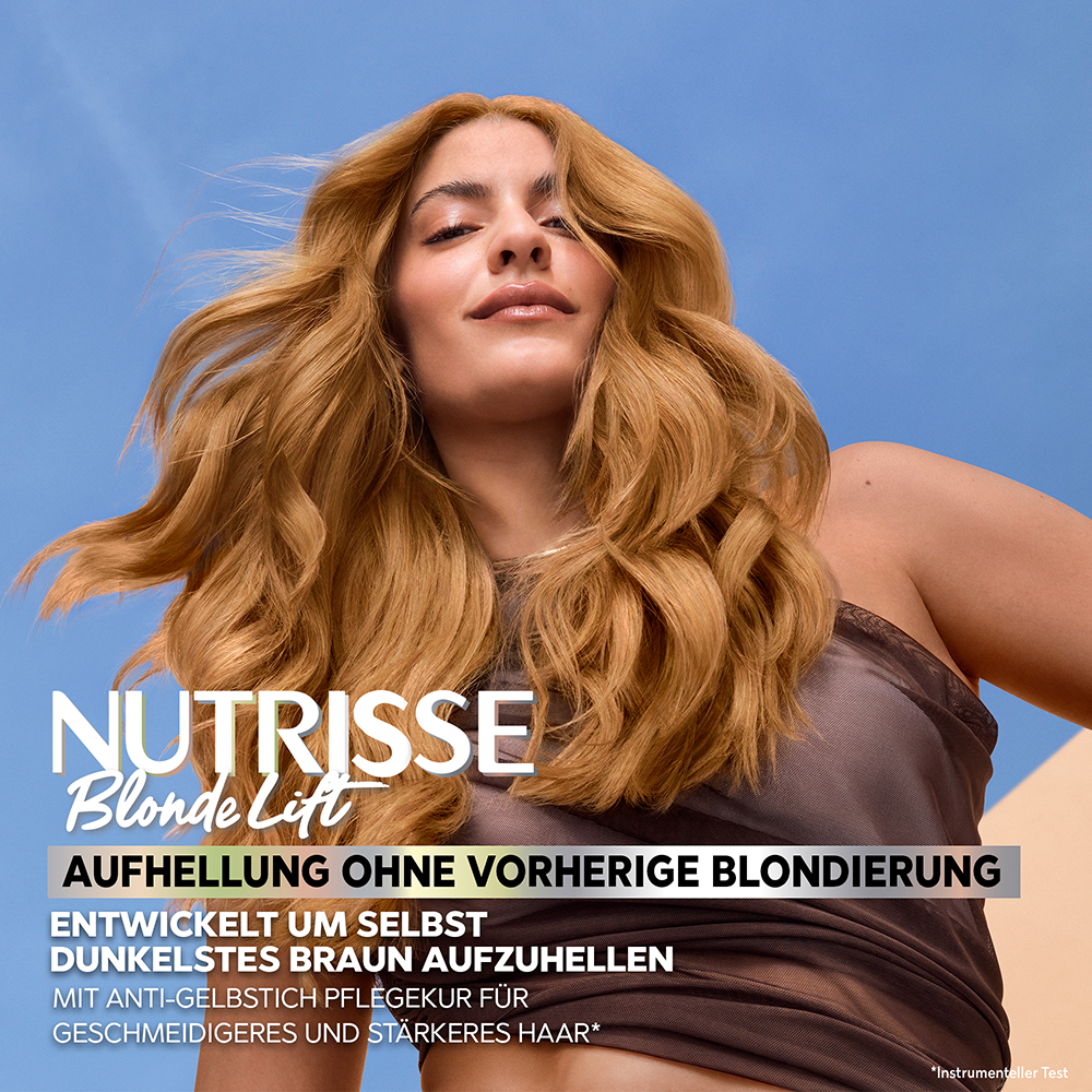 Bild: GARNIER Nutrisse Blonde Lift Karamell Toffee