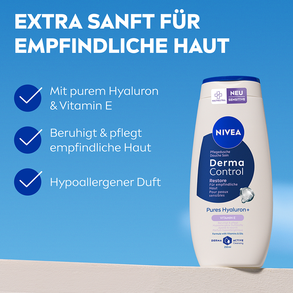 Bild: NIVEA Pflegedusche Derma Control Restore 