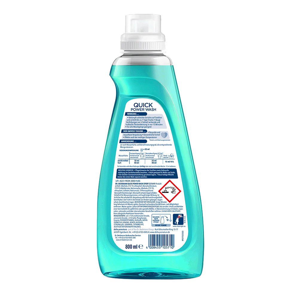 Bild: Dr. Beckmann Quick Power Wash Sport 