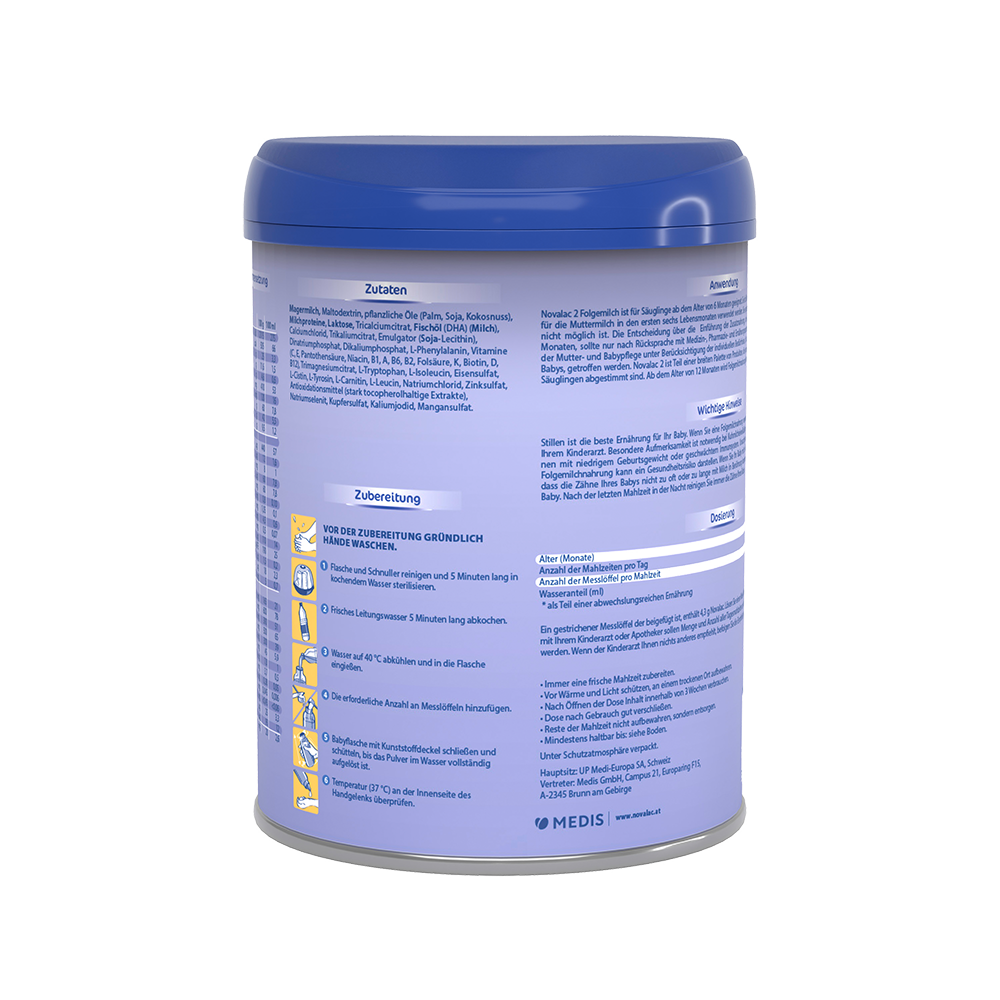 Bild: Novalac 2 Folgemilch 6-12 Monate 