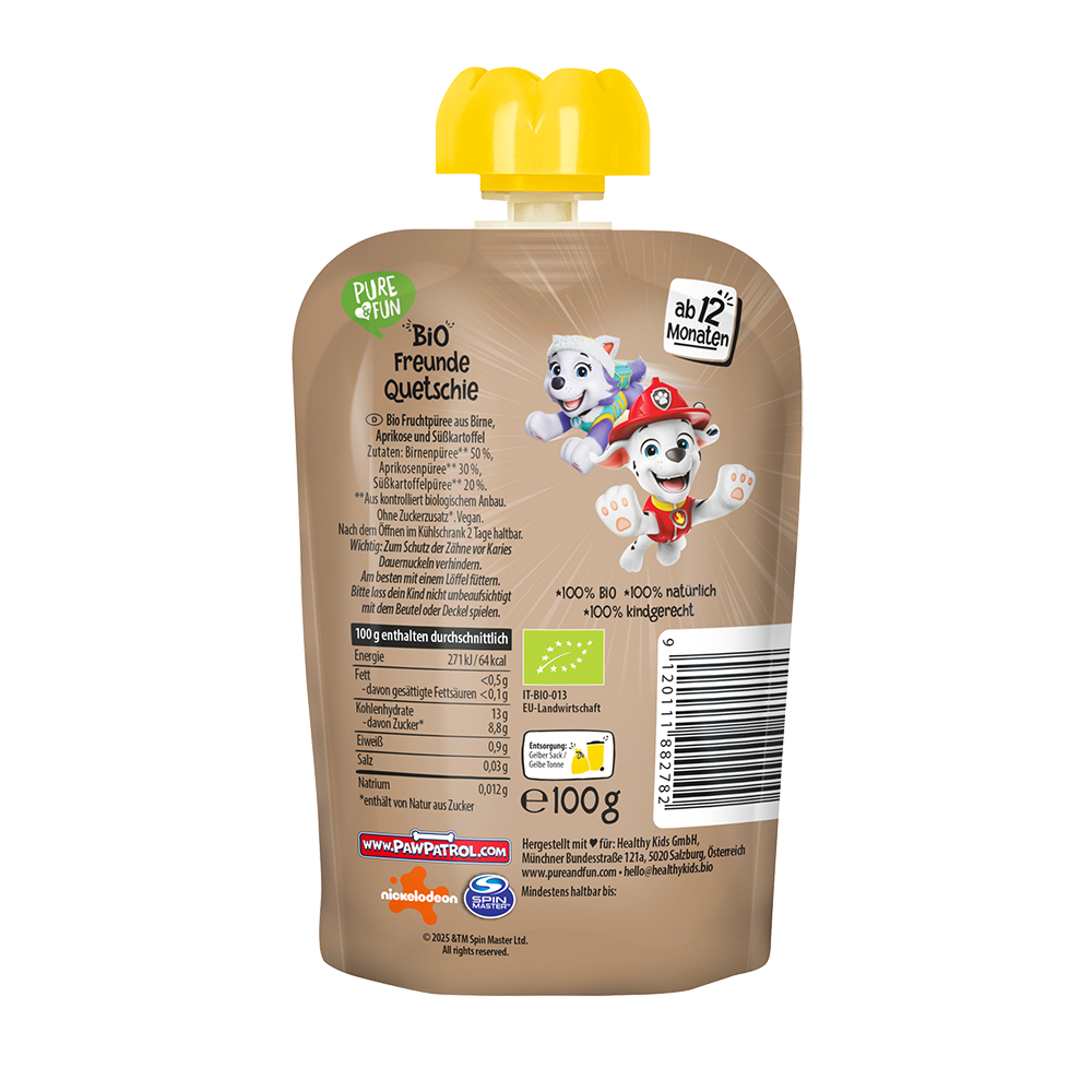 Bild: Pure & Fun Bio Quetschie Paw Patrol Freunde 