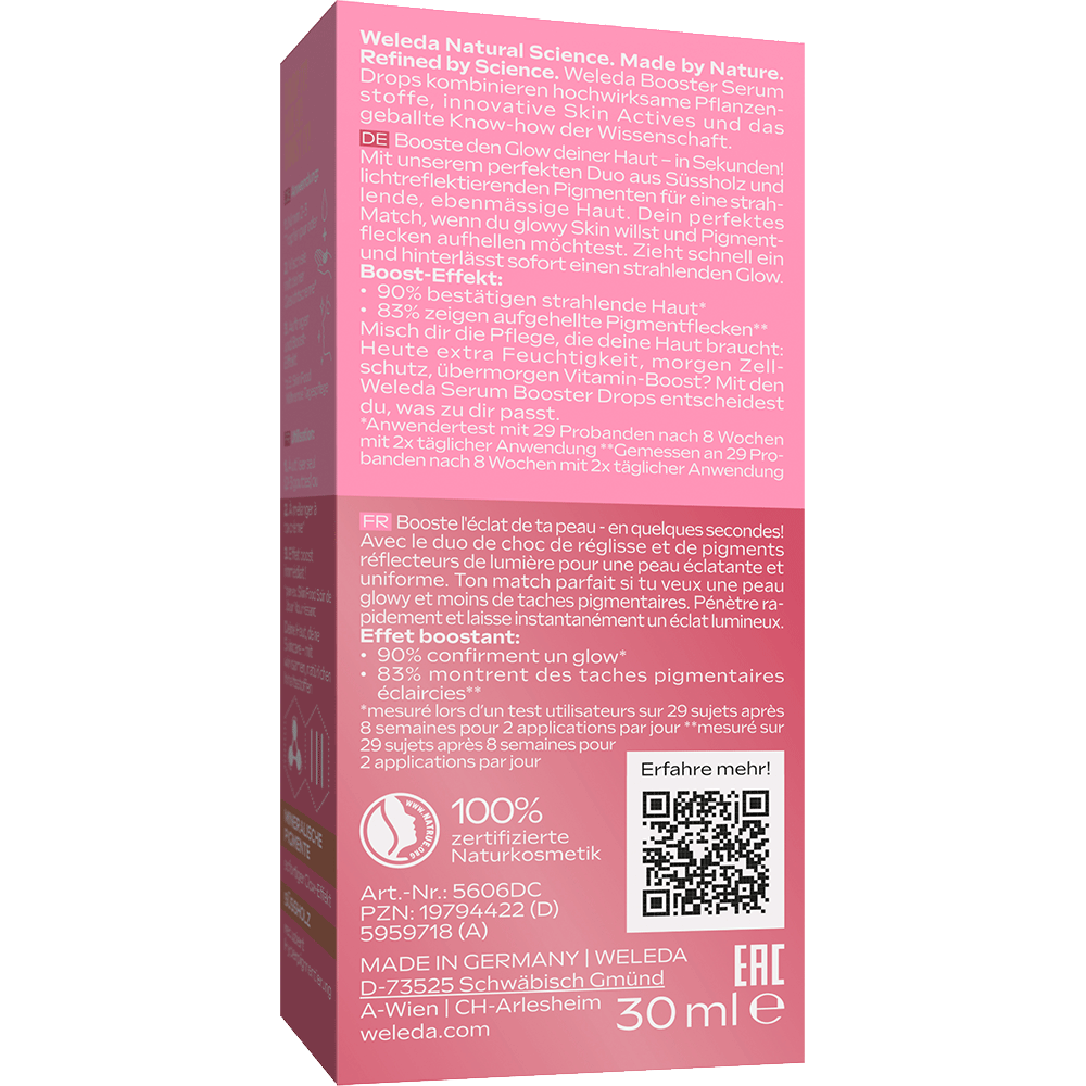 Bild: WELEDA Glow Perfecting Serum Drops 