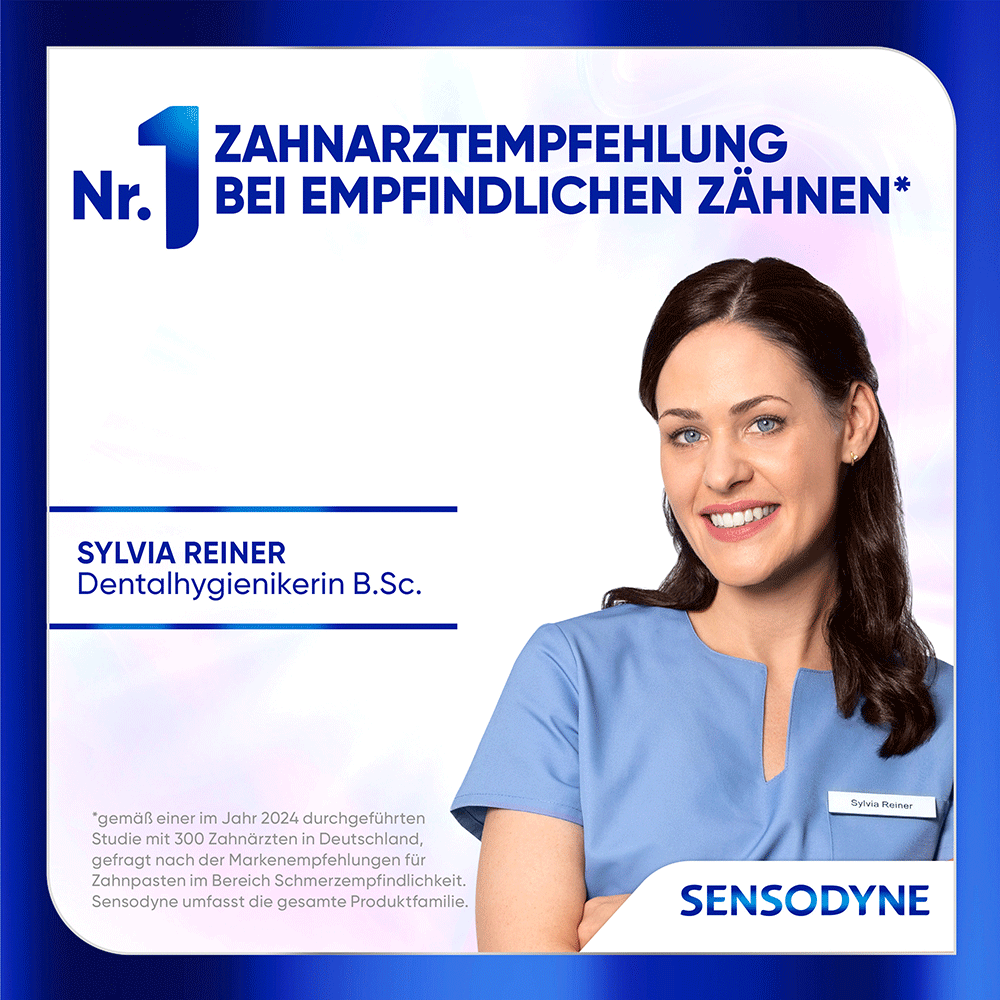 Bild: SENSODYNE Clinical White Zahnpasta 