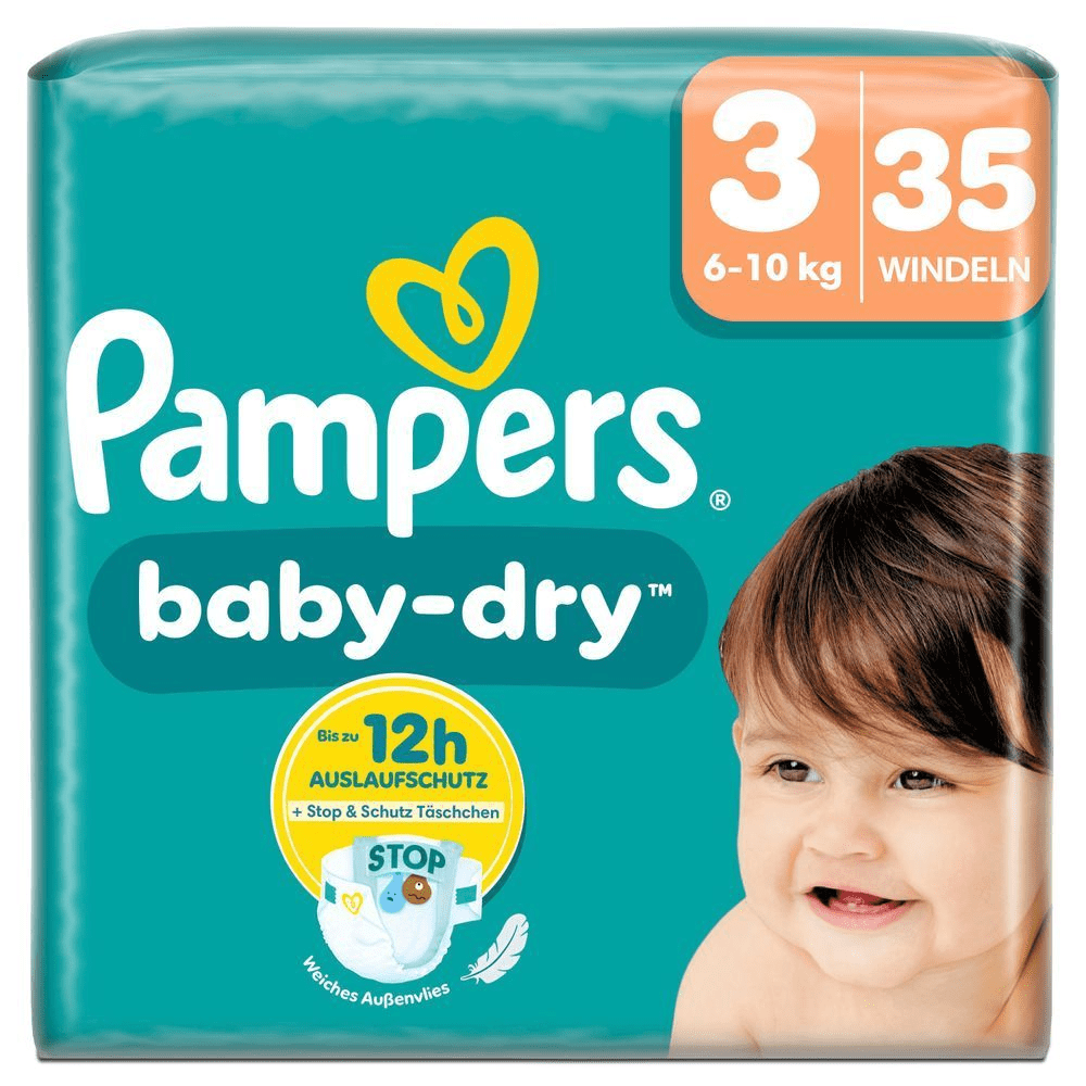 Bild: Pampers Baby-Dry Größe 3, 6kg-10kg 