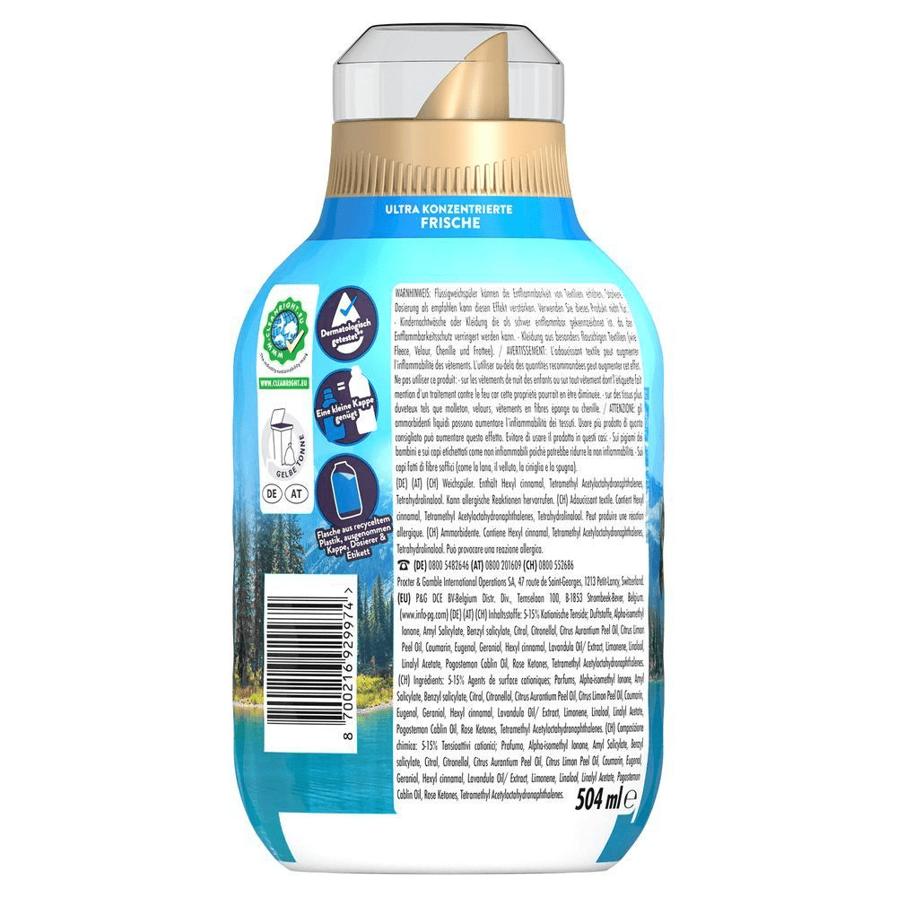 Bild: Lenor Luftfrisch Weichspüler Alpensee