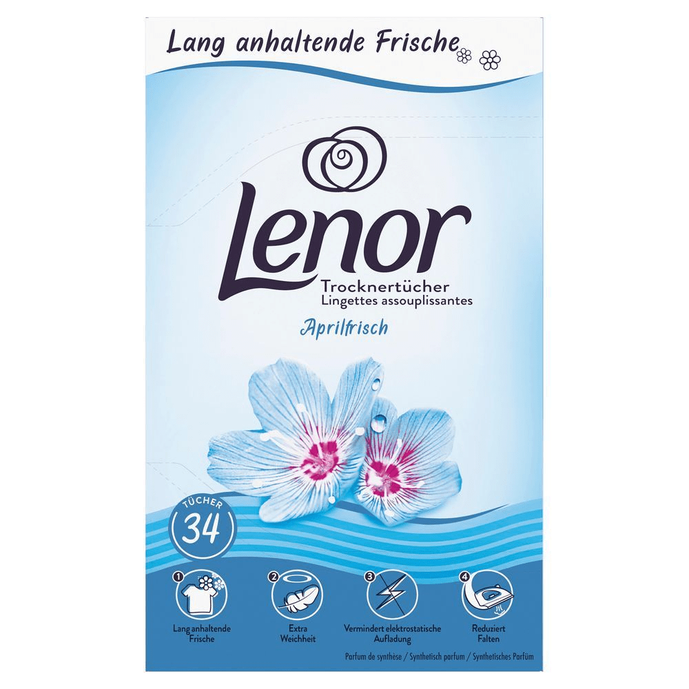 Bild: Lenor Trocknertücher Aprilfrisch 
