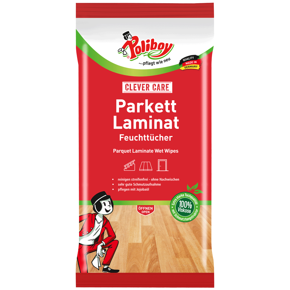 Bild: Poliboy Feuchttücher Parkett und Laminat 