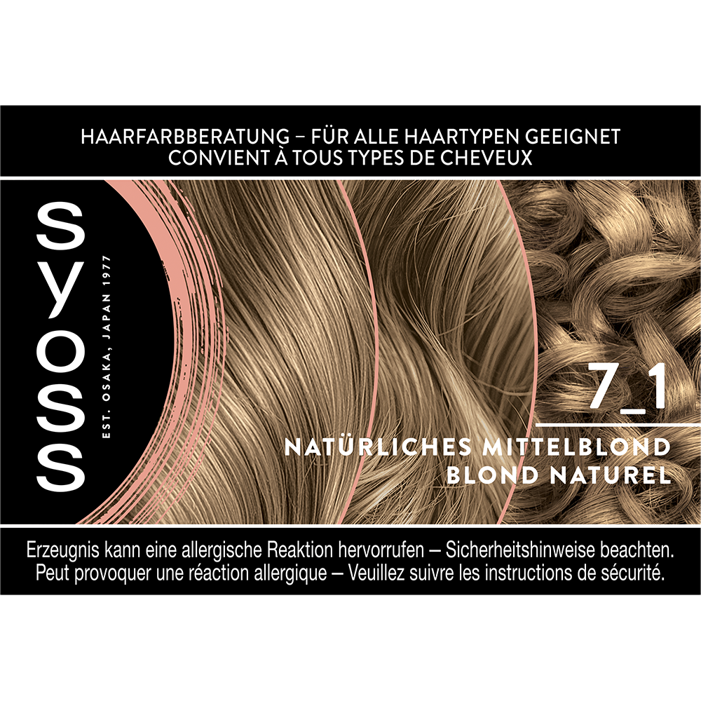 Bild: syoss Permanente Coloration Natürliches Mittelblond