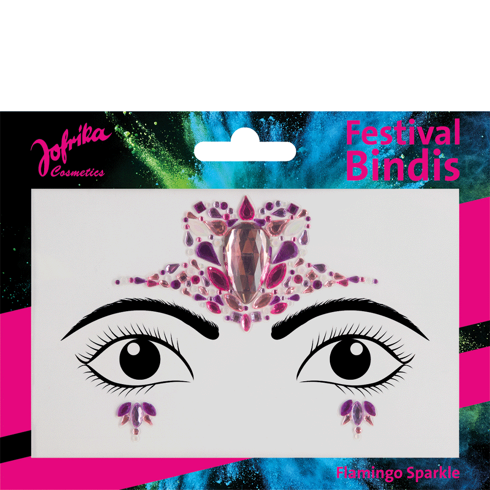 Bild: Jofrika Festival Bindis Flamingo Sparkle 